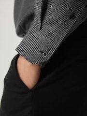 Grey Texture/ Black Paisley Regular Fit Shirt And Tie Party Pack - Image 5 of 5