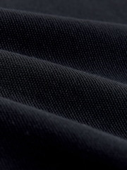 Black Pique Jersey Long Sleeve Over Shirt - Image 8 of 8