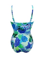 Pour Moi Blue Carnival Control Swimsuit - Image 4 of 4