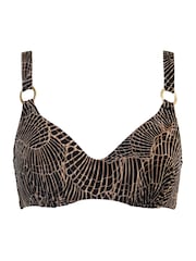 Negro/dorado - Top de bikini Samoa de Pour Moi - Imagen 3 de 4