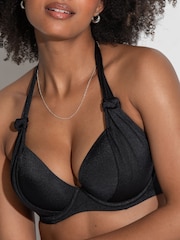 Pour Moi Black Padded St Kitts Bikini Top - Image 1 of 4