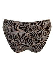 Preto/Dourado - Pour Moi Samoa Bikini Bottom - Imagem 4 de 4