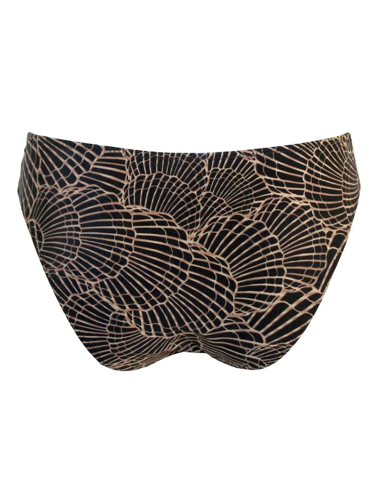Preto/Dourado - Pour Moi Samoa Bikini Bottom - Imagem 4 de 4