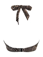 Pour Moi Black/Gold Padded Samoa Bikini Top - Image 4 of 4