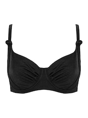 Pour Moi Black Non Padded Underwired St Kitts Bikini Top - Image 3 of 4