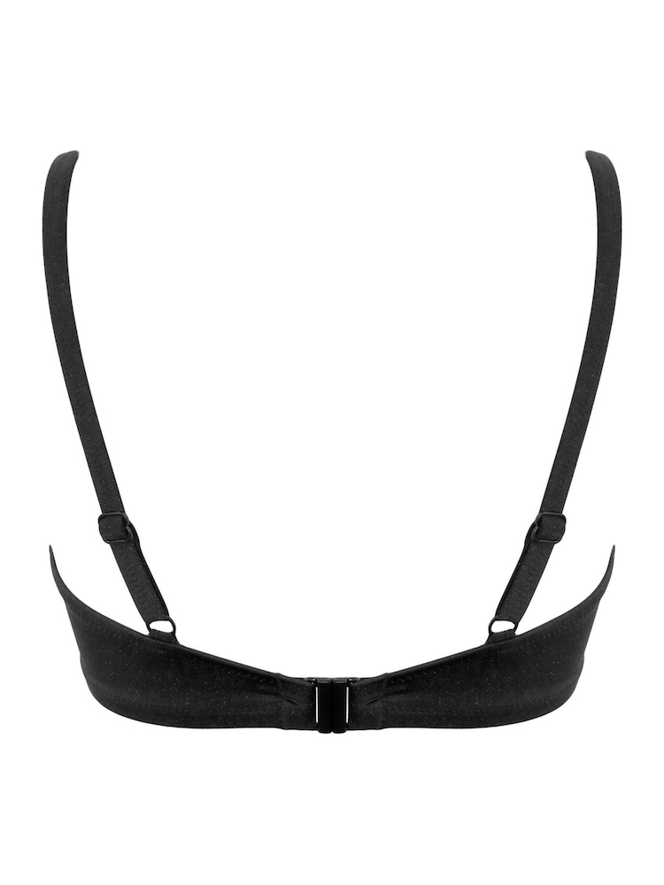 Pour Moi Black Non Padded Underwired St Kitts Bikini Top - Image 4 of 4