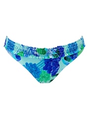 Pour Moi Aqua Blue Tropical Brief Free Spirit Bikini Briefs - Image 2 of 4