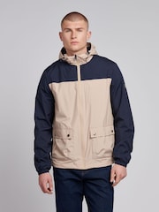 U.S. Polo Assn. Natural Mens Panelled Windbreaker Jacket - Image 1 of 12