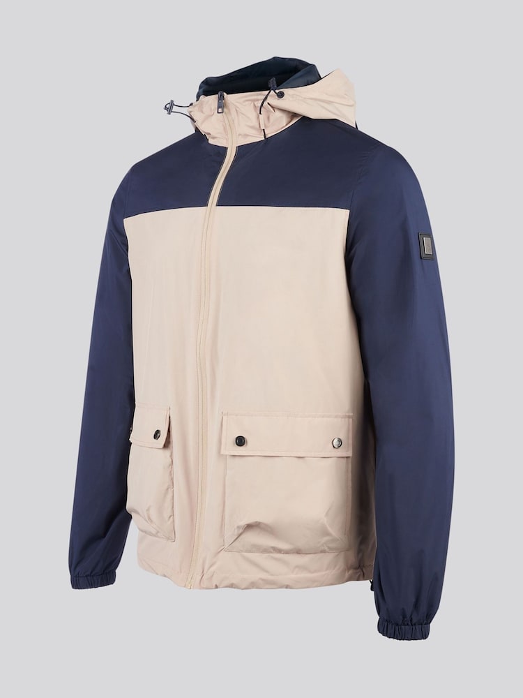 U.S. Polo Assn. Natural Mens Panelled Windbreaker Jacket - Image 9 of 12