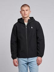 Preto - U.S. Polo Assn. Jacketleve para chuva masculina - Imagem 1 de 9