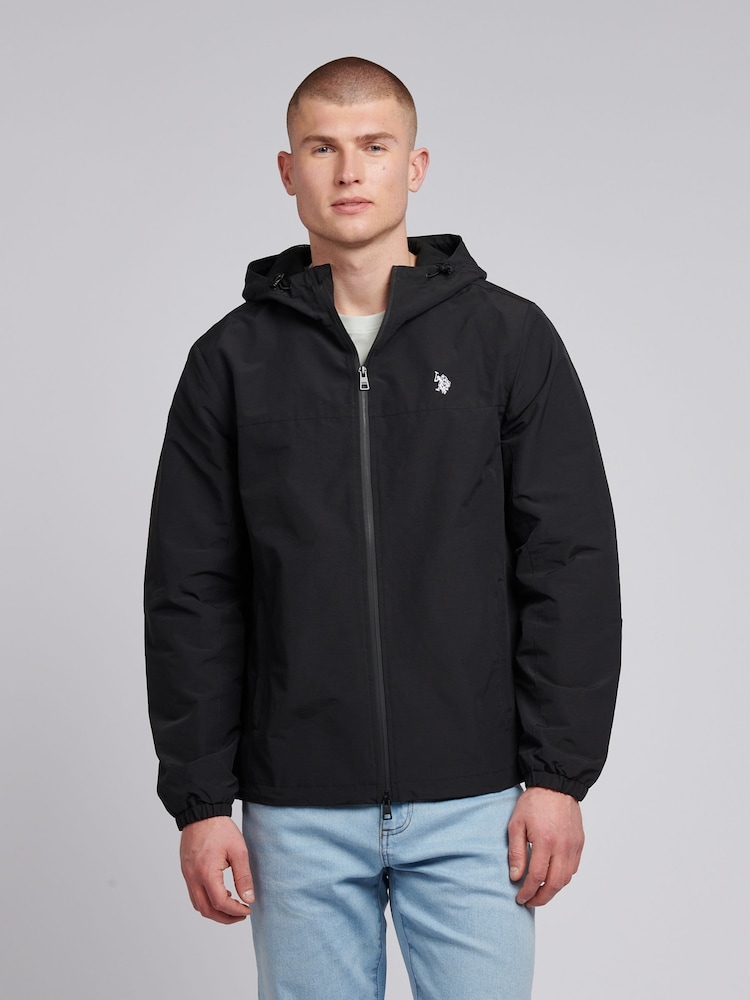 Preto - U.S. Polo Assn. Jacketleve para chuva masculina - Imagem 1 de 9