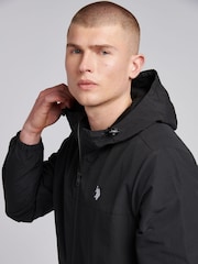 Preto - U.S. Polo Assn. Jacketleve para chuva masculina - Imagem 2 de 9