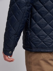 U.S. Polo Assn. Blue Mens Lightweight Diamond Quilted Jacket - Image 5 of 11