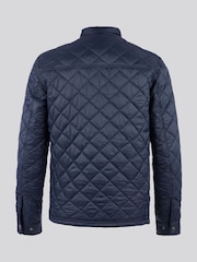 U.S. Polo Assn. Blue Mens Lightweight Diamond Quilted Jacket - Image 8 of 11