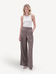Remain Wide Suiting Brown Trousers - Image 3 of 6