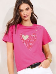 Pink Boyfriend Wear it with Love 100% Cotton T-Shirt - Image 1 of 3