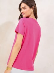 Pink Boyfriend Wear it with Love 100% Cotton T-Shirt - Image 3 of 3