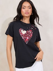 Black Boyfriend Wear it with Love 100% Cotton T-Shirt - Image 3 of 4