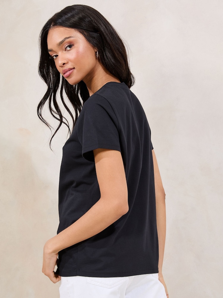 Black Boyfriend Wear it with Love 100% Cotton T-Shirt - Image 4 of 4