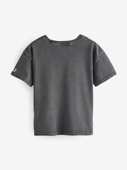Gap Black Moana Disney Oversized Graphic T-Shirt (4-13yrs) - Image 4 of 6