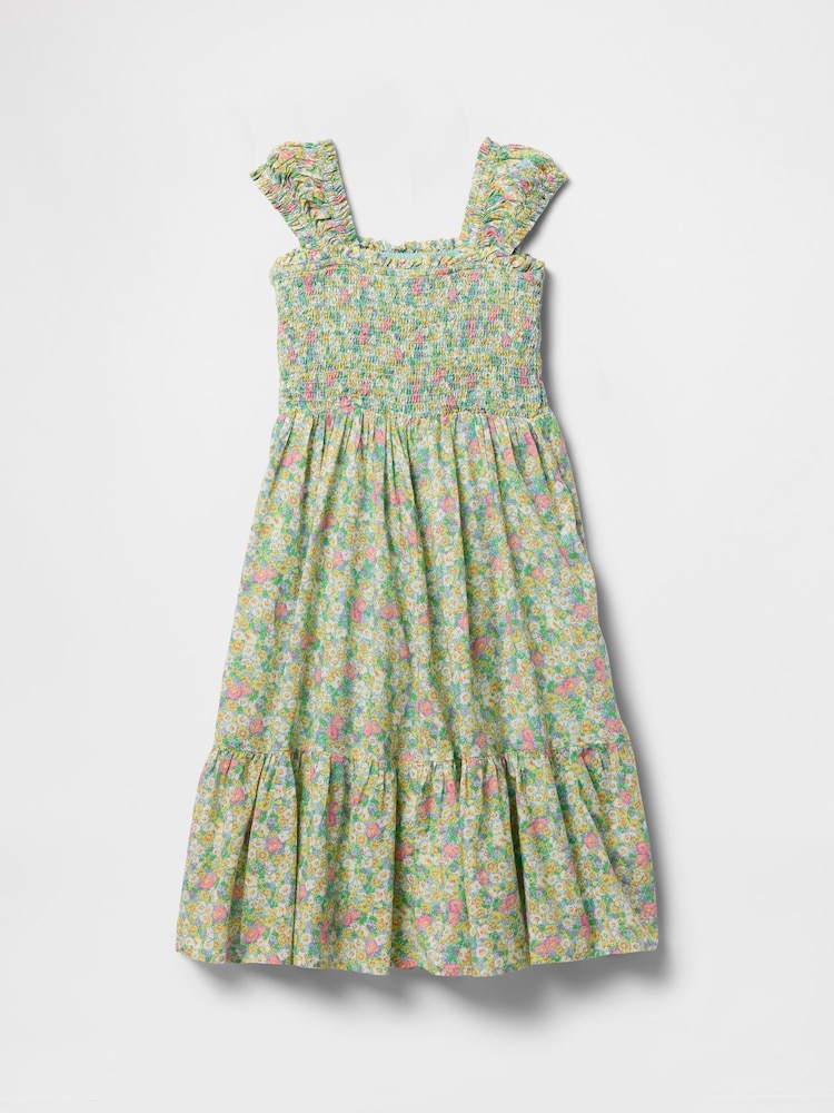 Robe mi-longue Gap en coton à fleurs (4-13ans) - Image 3 of 4