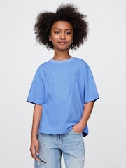 Gap Blue Minnie Mouse Disney Oversized Graphic T-Shirt (4-13yrs) - Image 1 of 4