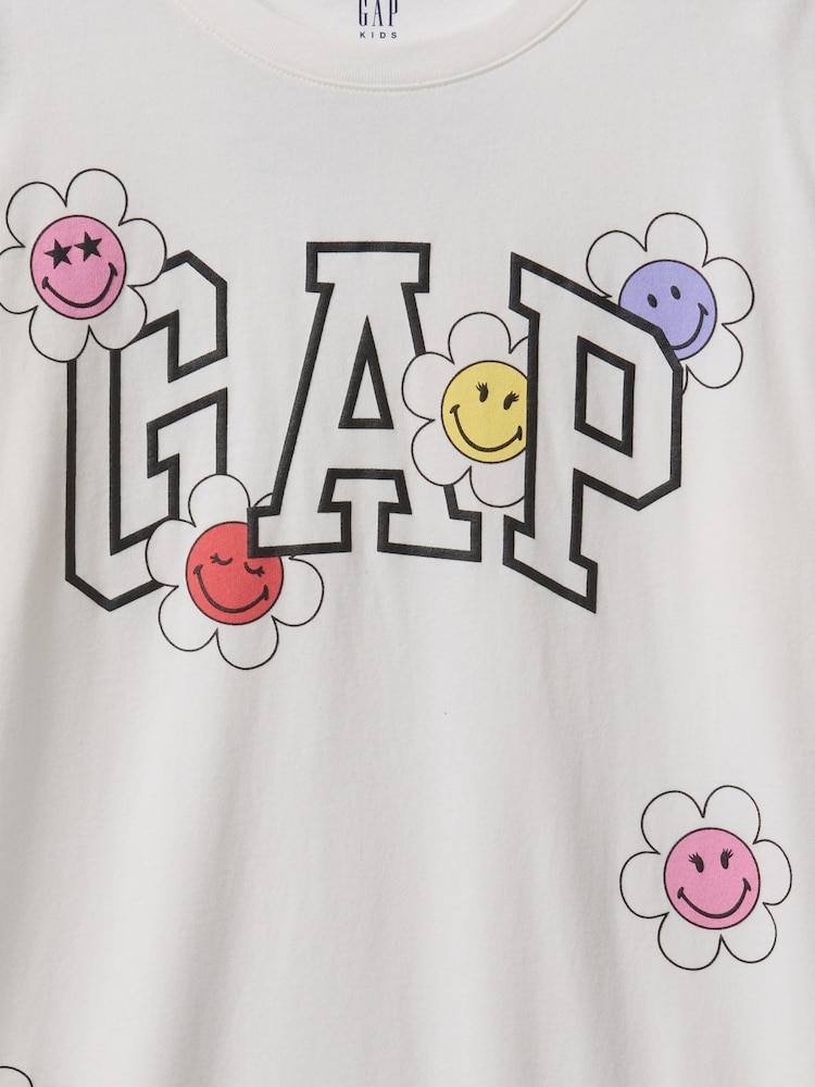 Gap White Graphic Logo T-Shirt (4-13yrs) - Image 4 of 4