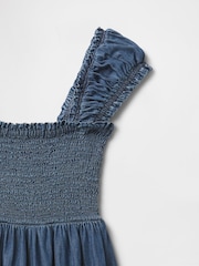 Gap Blue Denim Puff-Sleeve Dress (4-13yrs) - Image 4 of 4