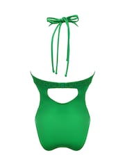 Pour Moi Light Green Castaway Adjustable Halter Underwired Swimsuit - Image 4 of 4