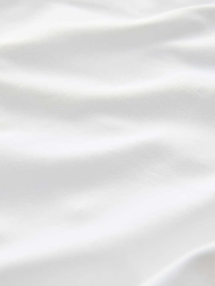 White Soft Touch Polyamide Scoop Neck Vest Top - Image 3 of 3