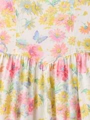 Gap White Floral Linen-Cotton Summer Dress (4-13yrs) - Image 4 of 4