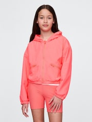 Gap Pink Nylon Windbreaker Jacket (4-13yrs) - Image 1 of 5
