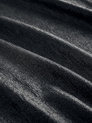 Black Metallic Lame Short Sleeve Boxy T-Shirt - Image 3 of 3