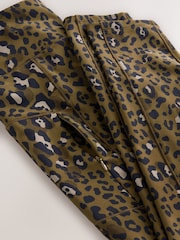 Estampado animal caqui - Outdoor Fleece Lined Warm Handle Leggings - Imagen 7 de 9