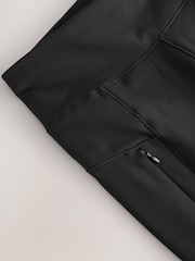 Negro - Fleece Lined Sports Leggings - Imagen 8 de 10