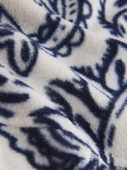 Paisley Print Zip Through Sports Fleece - Image 8 of 8