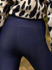 Navy Fleece Lined Sports Leggings - Image 5 of 9