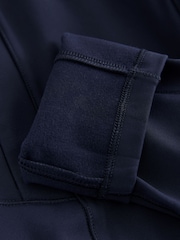 Navy Fleece Lined Sports Leggings - Image 8 of 9