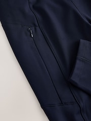 Navy Fleece Lined Sports Leggings - Image 9 of 9