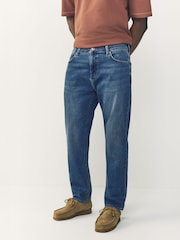 Blue Regular Tapered Fit Lightweight Motion Flex Denim Jeans - Image 1 of 10