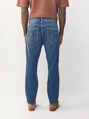 Blue Regular Tapered Fit Lightweight Motion Flex Denim Jeans - Image 2 of 10