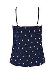 Pour Moi Blue Sofa Loves Lace Hidden Support Soft Jersey Cami - Image 4 of 4