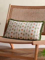 Furn Multicolour Tropicala Palm Printed Cushion - Image 1 of 6