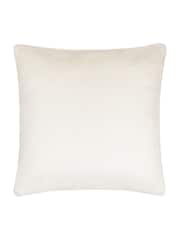 HÖEM Milk Malans Piped Velvet Cushion - Image 4 of 6