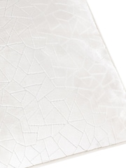 HÖEM Milk Malans Piped Velvet Cushion - Image 6 of 6