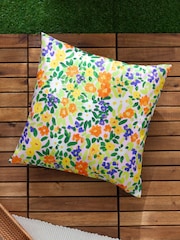 Wylder Multicolour Confetti Floral Printed Outdoor Cushion - Image 1 of 5