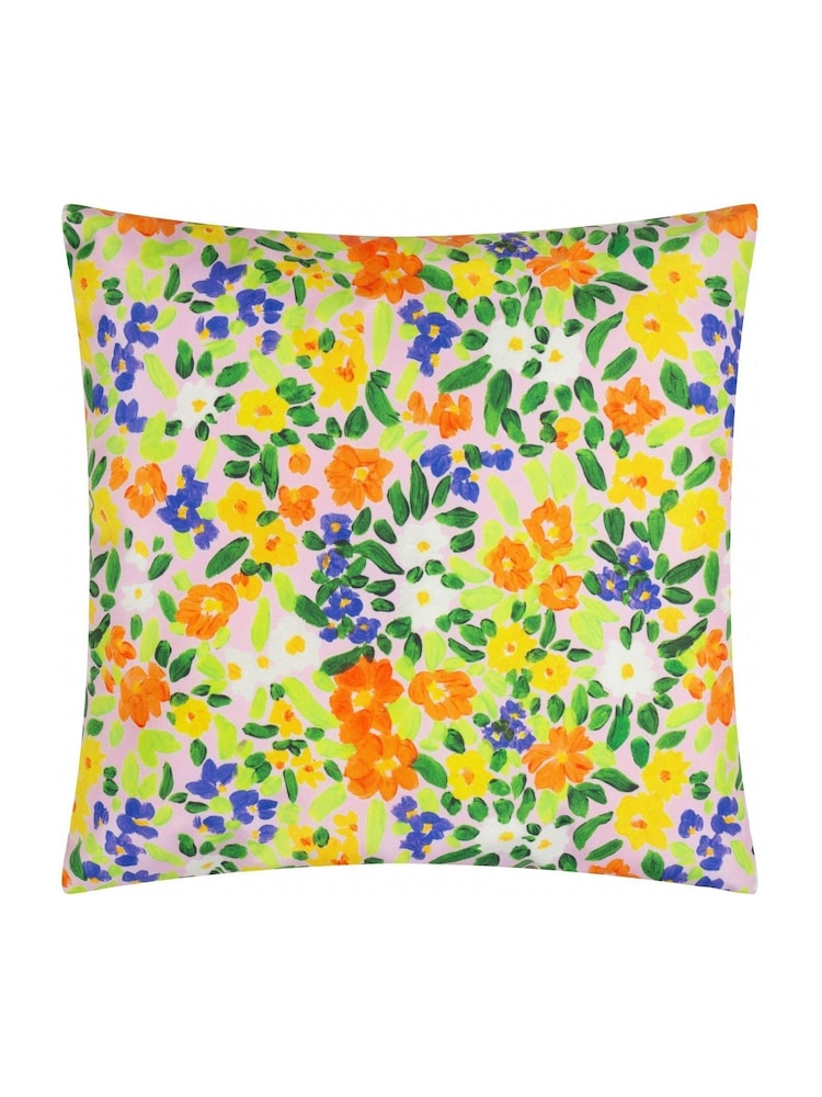 Wylder Multicolour Confetti Floral Printed Outdoor Cushion - Image 2 of 5