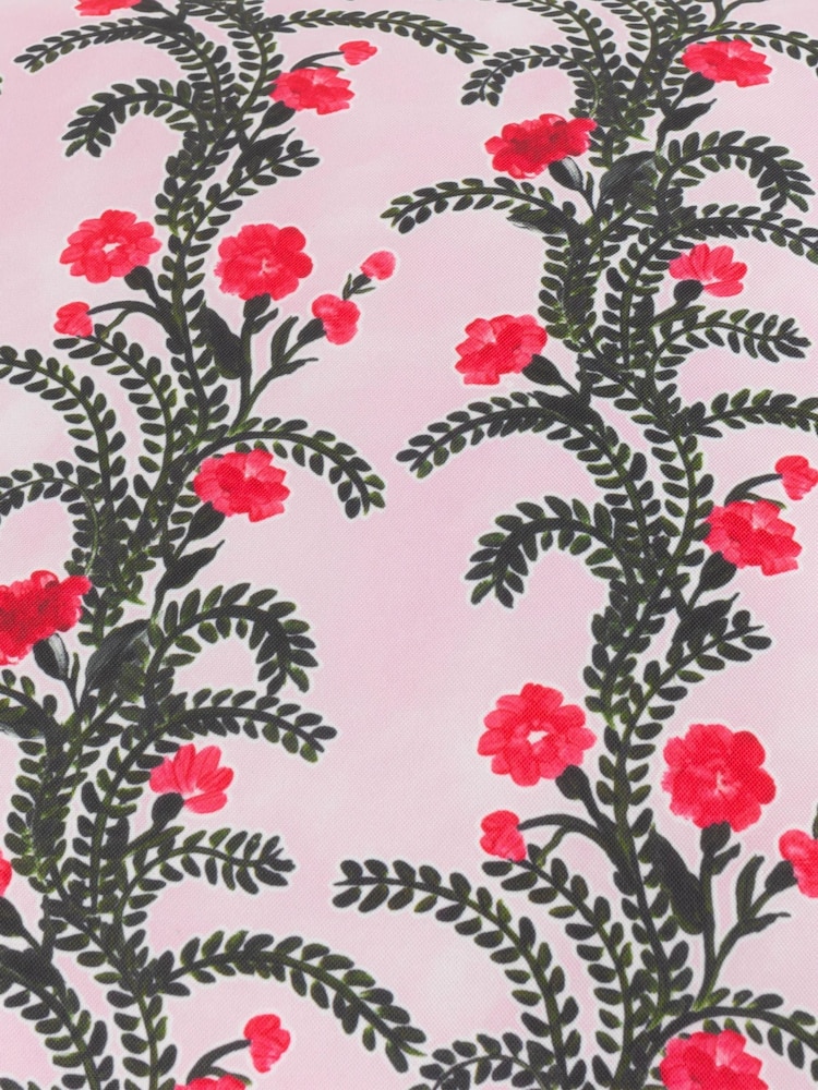 Wylder Lilac Cassis Printed Outdoor Cushion - Image 4 of 4