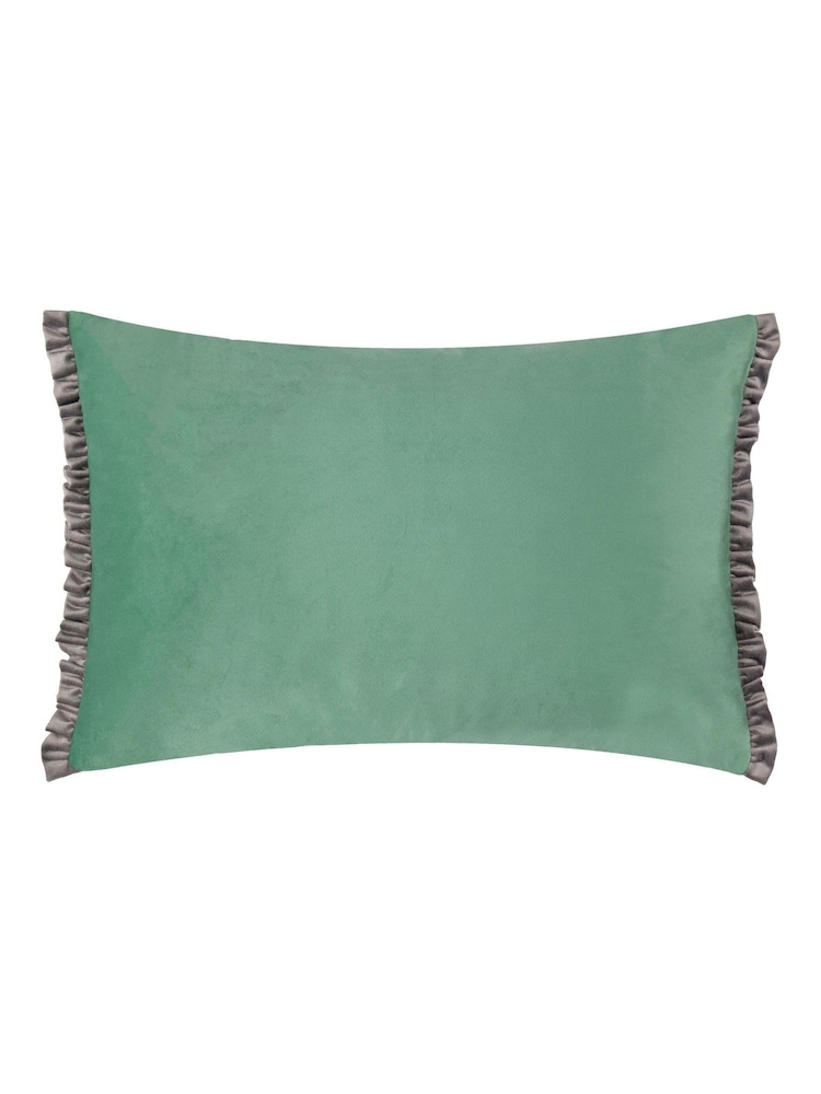Wylder Sage Tilly Velvet Cushion - Image 1 of 3