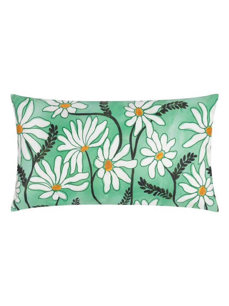 Wylder Multicolour Daisy Fields Printed Outdoor Cushion - Image 1 of 4